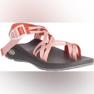 Chaco Women's Zcloud X2 Sport Sandal Size 7 Espiga Peach / Gray